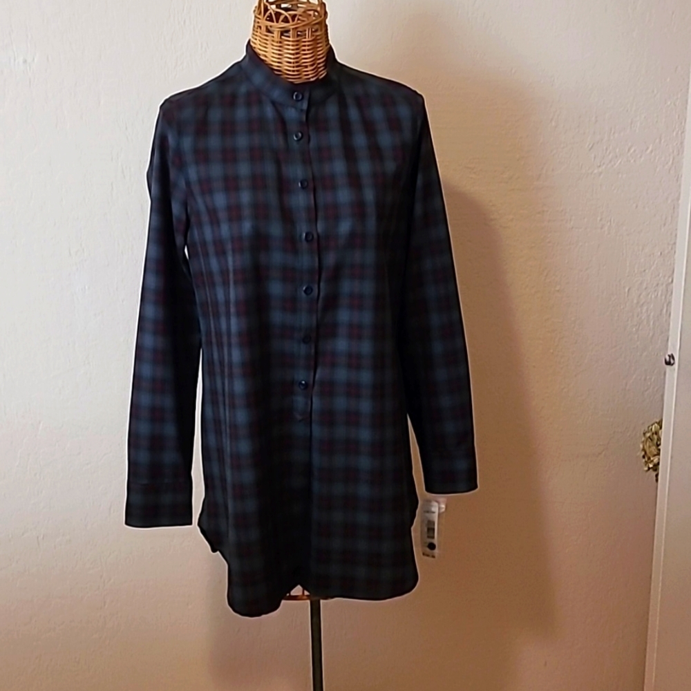 Pendleton long plaid shirt